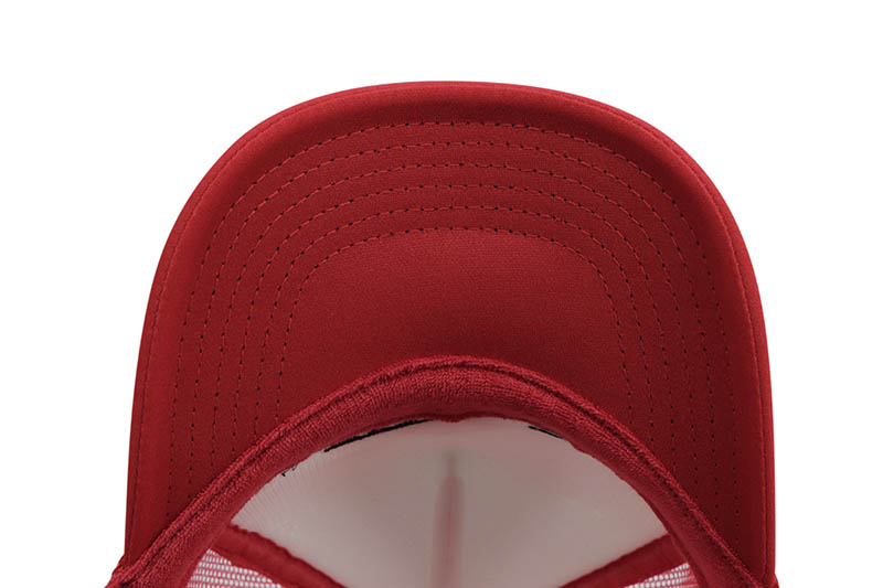 ADVANCE MULTI-COLOR CROSS TRUCKER HAT (RED/WHITE) ARS-5053