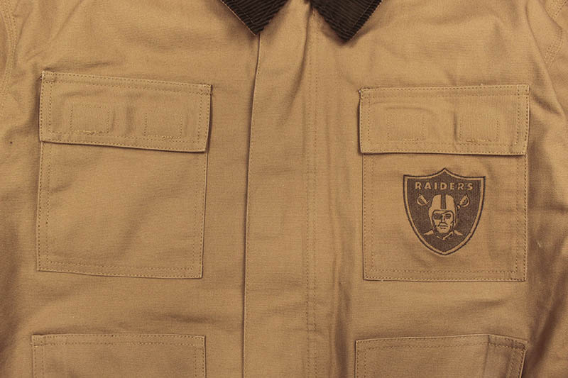 G-III SPORTS LAS VEGAS RAIDERS QUILT-LINED DUCK COAT (LA000779-RAD)