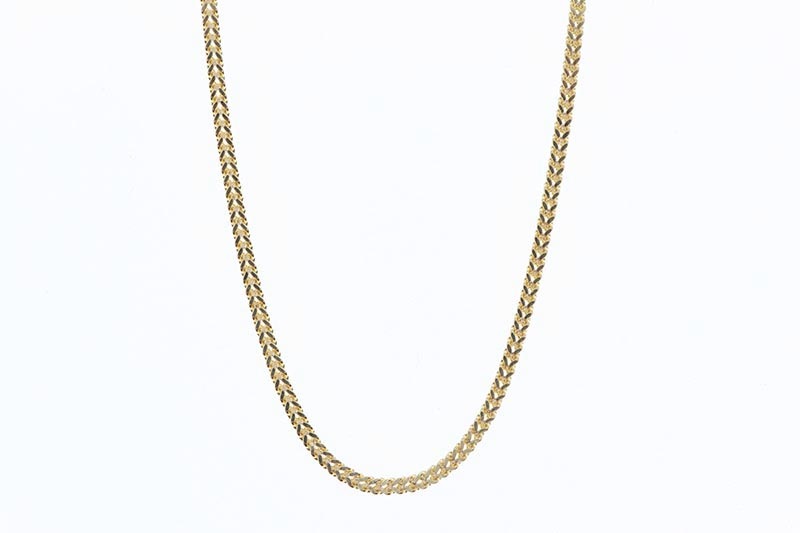 10K FRANCO CHAIN 22INCH