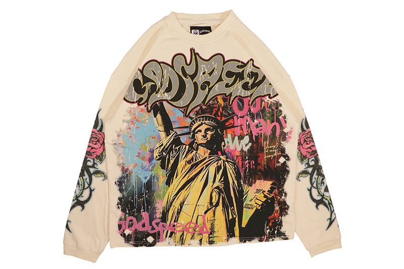 GODSPEED VANDAL LS T-SHIRT (BONE)