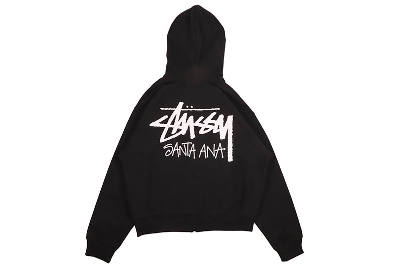 STUSSY STOCK SANTA ANA ZIP HOOD (3974006:BLACK) | Brand,S-Z,STUSSY