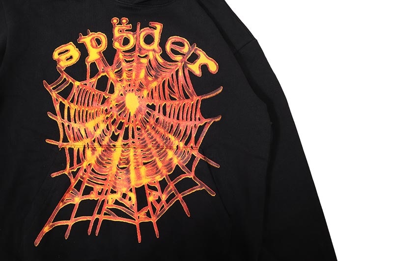 SP5DER BLACK OG WEB V2 HOODIE | Brand,S-Z,SP5DER | GROWAROUND