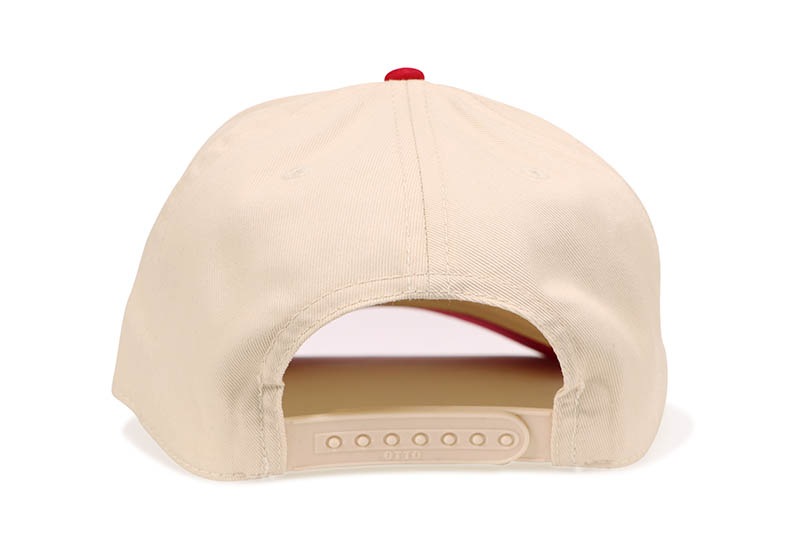 oMA STUDIOS NY HAT CURVED BRIM (CREAM/RED) | Brand,M-R,oMA STUDIOS