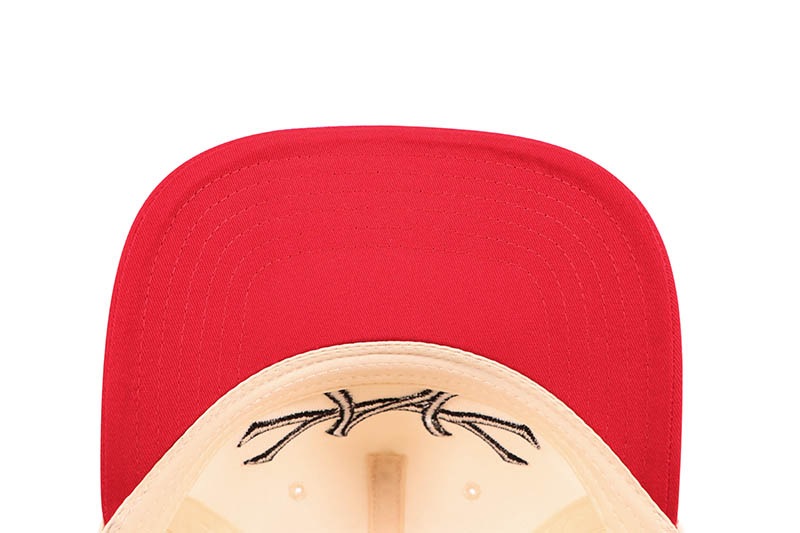 oMA STUDIOS NY HAT CURVED BRIM (CREAM/RED) | Brand,M-R,oMA STUDIOS