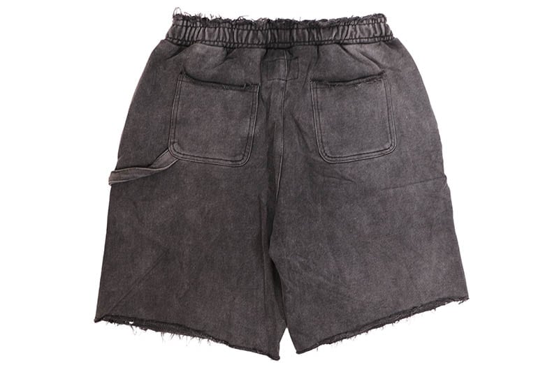GODSPEED CARPENTER DISTRESSED SHORTS (BLACK)