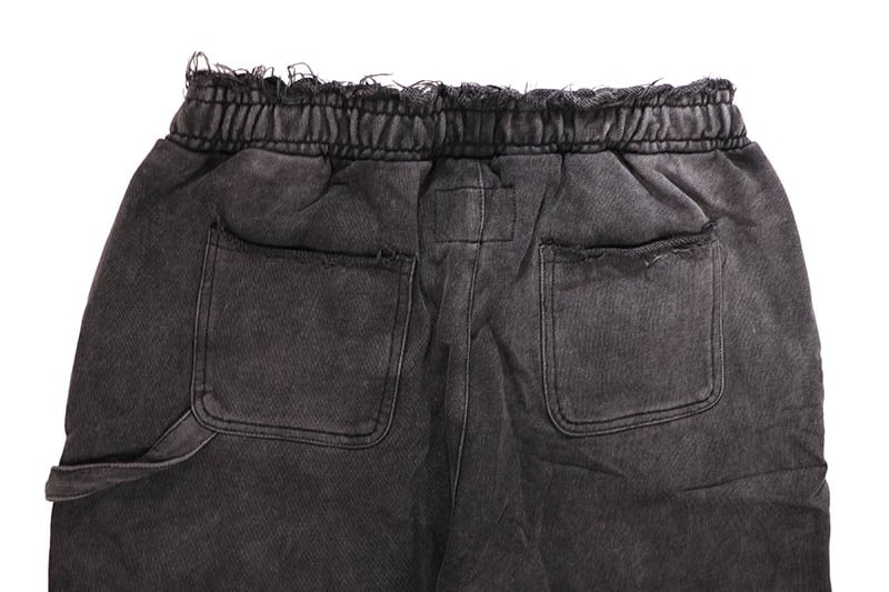 GODSPEED CARPENTER DISTRESSED SHORTS (BLACK)