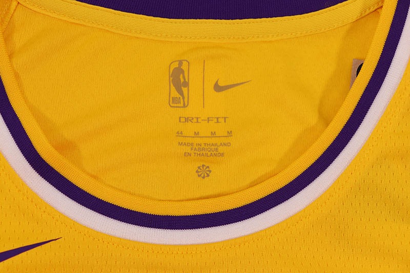 NIKE DRI-FIT NBA LOS ANGELES LAKERS ICON EDITION SWINGMAN JERSEY (DN2009-728-HAC:RUI HACHIMURA/#28/YELLOW)