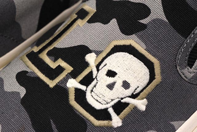 POLO RALPH LAUREN THOMPSON SLIP-ON SNEAKER(816694618001:BLACK MU CANVAS)