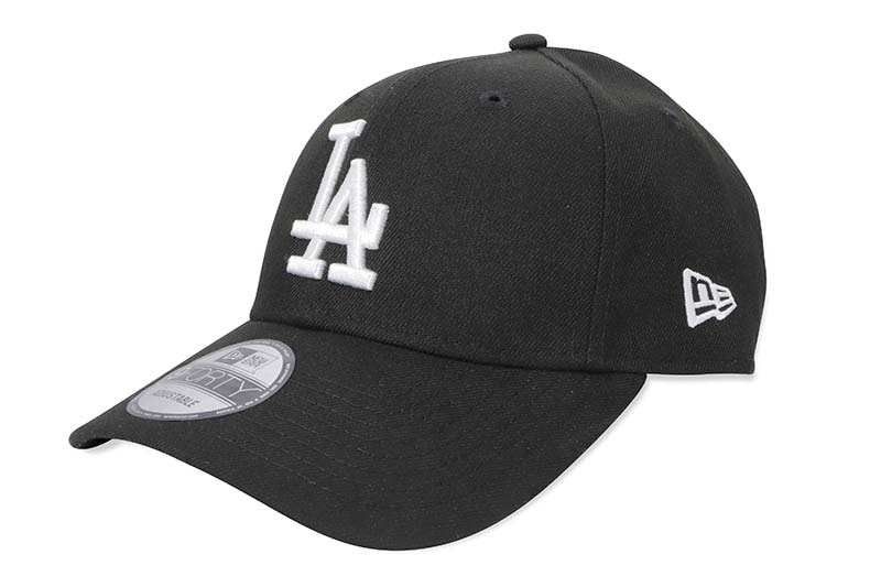 NEW ERA LOS ANGELES DODGERS 9FORTY ADJUSTABLE CAP (BLACK
