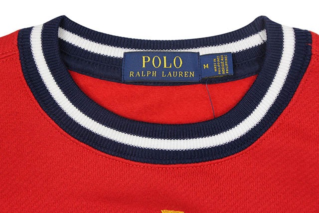 POLO RALPH LAUREN FLEECE GRAPHIC SWEATSHIRT (710740901002:RED)