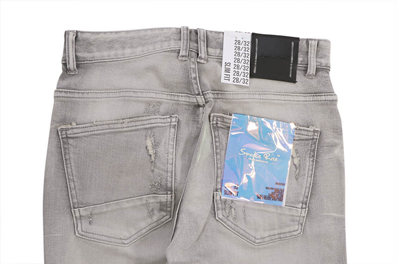 SMOKE RISE SLIM VINTAGE WASHED JEANS (JP23733:BREEZY GREY)
