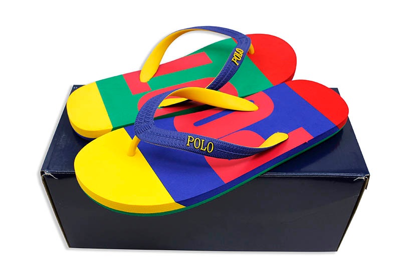 POLO RALPH LAUREN WHITLEBURY II SARANAC COLORBLOCK SANDAL (816787977001:D-MULTI COLOR)