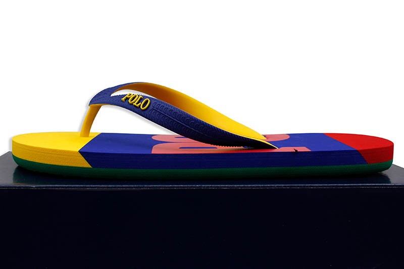 POLO RALPH LAUREN WHITLEBURY II SARANAC COLORBLOCK SANDAL (816787977001:D-MULTI COLOR)