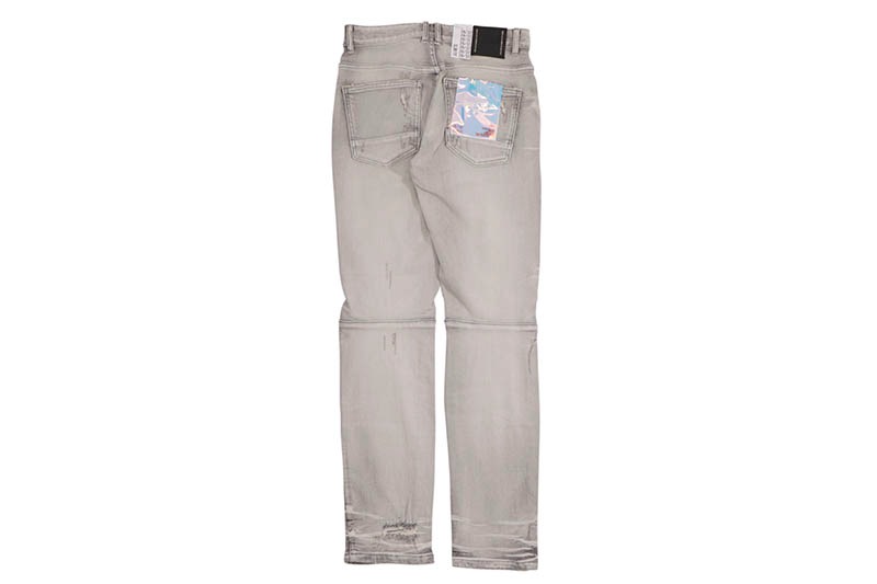 SMOKE RISE SLIM VINTAGE WASHED JEANS (JP23733:BREEZY GREY)
