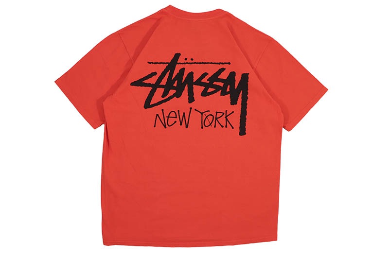 STUSSY STOCK NEW YORK TEE (TOMATO)