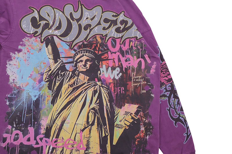 GODSPEED VANDAL LS T-SHIRT (GRAPE)