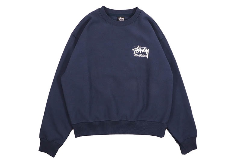 STUSSY STOCK LOS ANGELES CREW (3913998:NAVY)