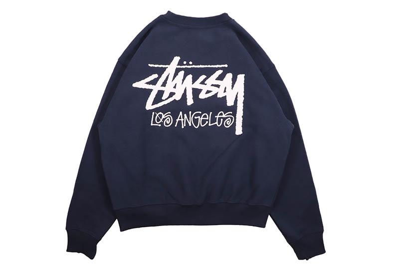 STUSSY STOCK LOS ANGELES CREW (3913998:NAVY) | Brand,S-Z,STUSSY