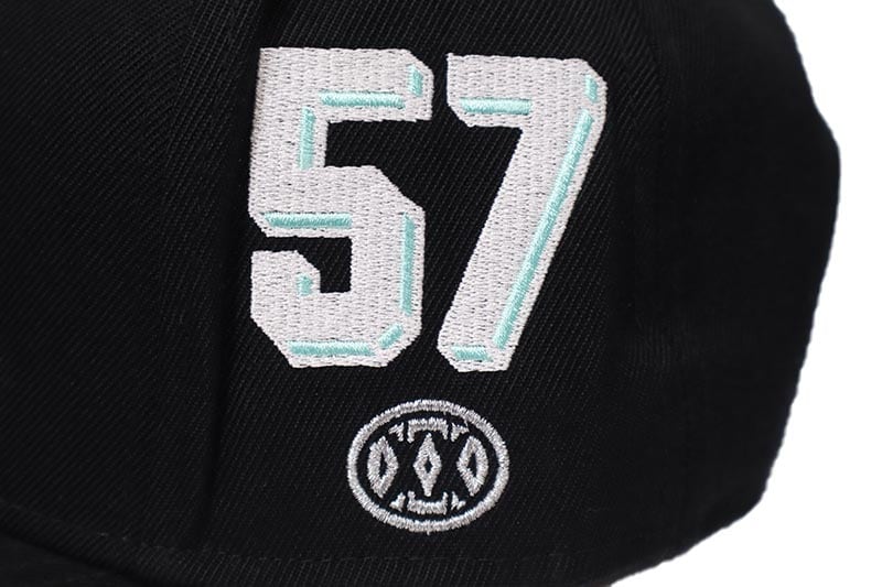 TWNTY TWO NY TIFFANY SNAPBACK CAP (BLACK/TIFFANY UNDER VISOR