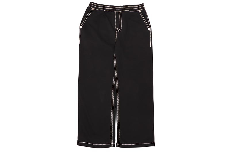 TRUE RELIGION SUPER T FLEECE SWEAT PANT (108869C:BLACK)