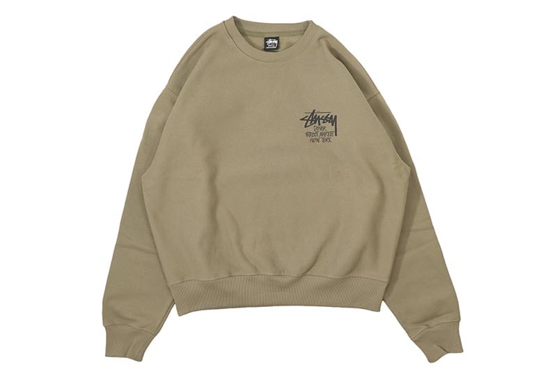 STUSSY STOCK DSM NEW YORK CREW (ARMY)