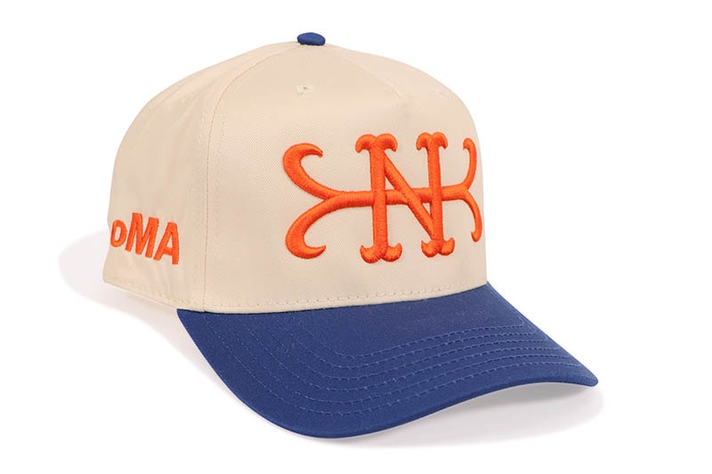 oMA STUDIOS QUEENS NY HAT CURVED BRIM (CREAM)