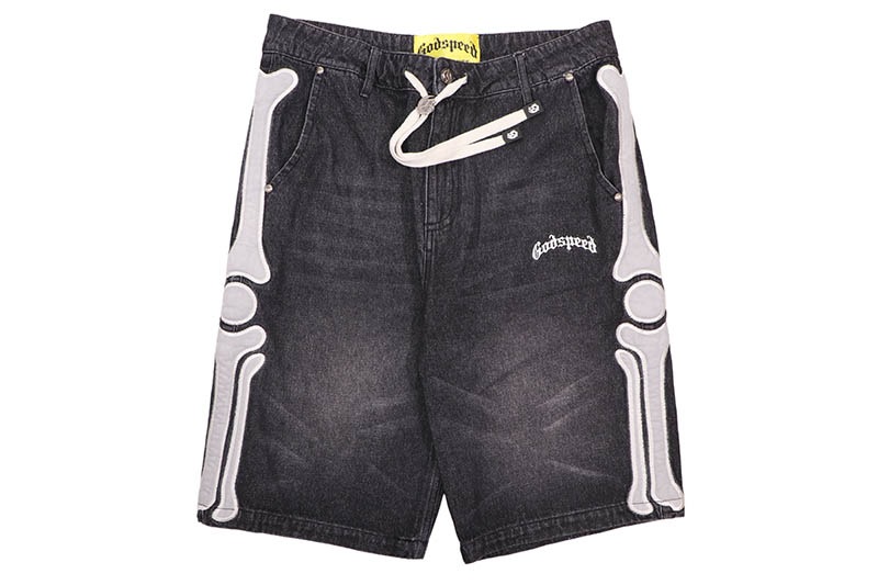 GODSPEED FÉMUR DENIM SHORTS (BLACK)