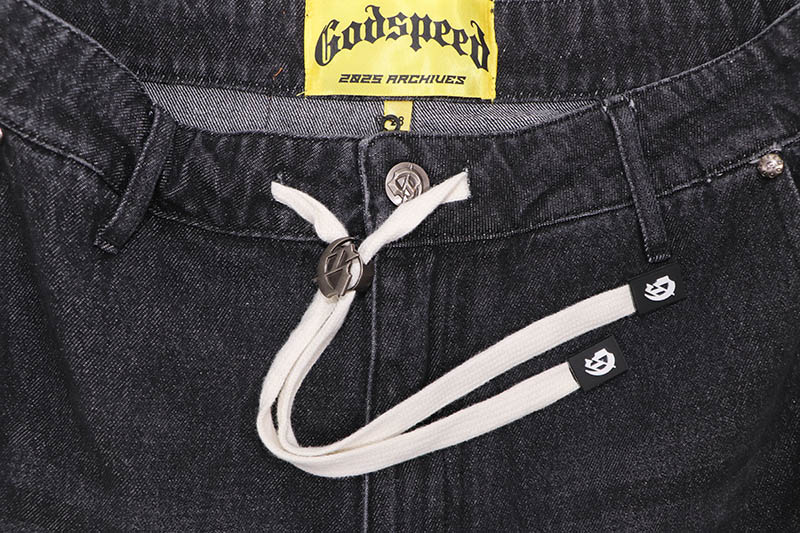GODSPEED FÉMUR DENIM SHORTS (BLACK)