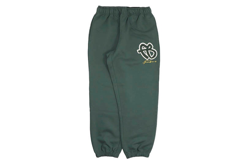 FUBU "FB" SWEAT PANTS (FAM-42506:GREEN)