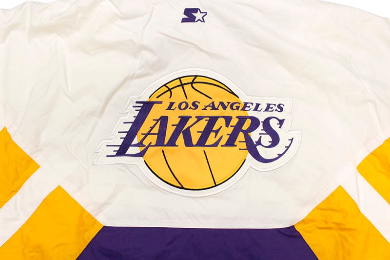 STARTER LOS ANGELES LAKERS LINE-UP HOODED PADDING JACKET (LS030737)