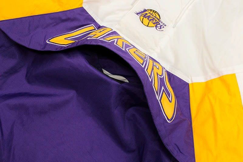 STARTER LOS ANGELES LAKERS LINE-UP HOODED PADDING JACKET (LS030737)