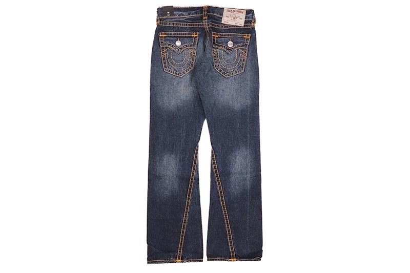 TRUE RELIGION JOEY PICK STITCH FLAP FLARE JEAN (108951