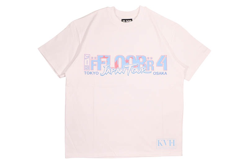 FLOOR 914 TOUR T-SHIRTS (WHITE:GROW AROUND EXCLUSIVE)