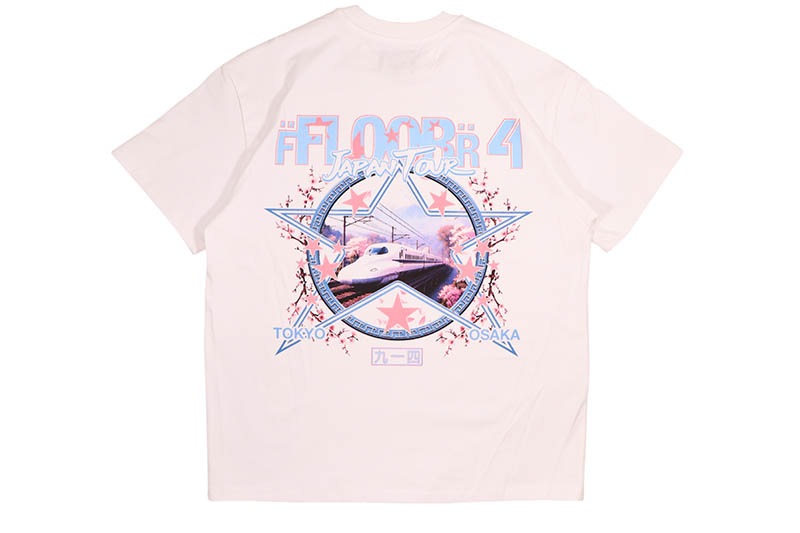 FLOOR 914 TOUR T-SHIRTS (WHITE:GROW AROUND EXCLUSIVE)