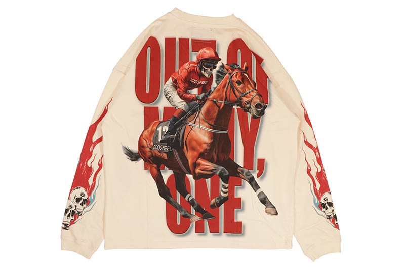 GODSPEED THROUGHBRED LS T-SHIRT (BONE)