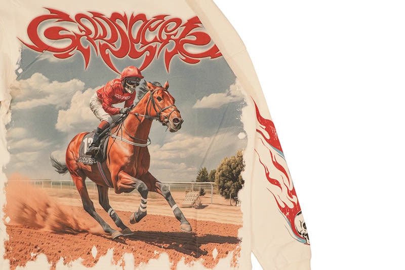 GODSPEED THROUGHBRED LS T-SHIRT (BONE)