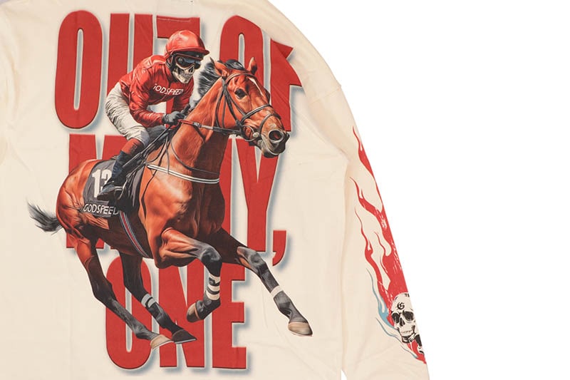 GODSPEED THROUGHBRED LS T-SHIRT (BONE)