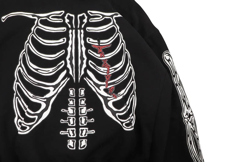 WARREN LOTAS CREEP ZIP HOODIE (BLACK)