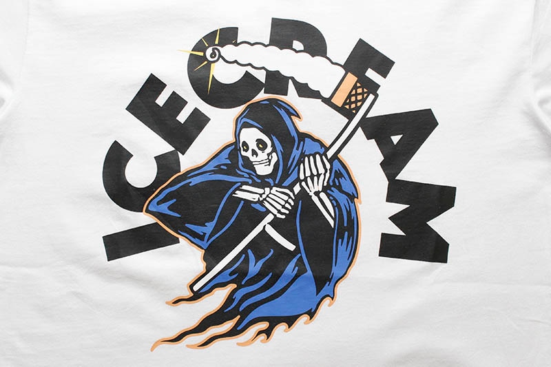 ICECREAM DON'T FEAR THE REAPER SS TEE (411-4209:WHITE)