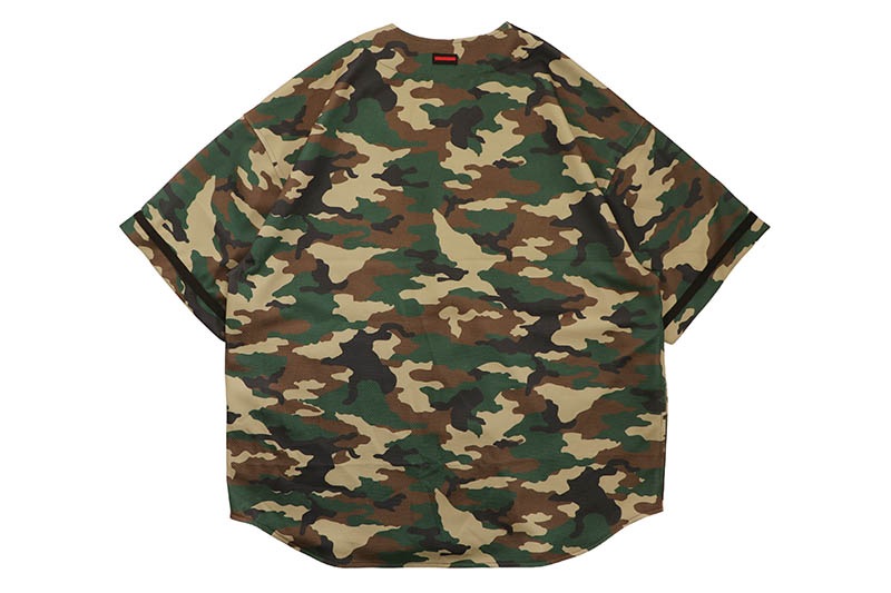 FUBU PATCH BASEBALL SHIRTS (FAM-61720:CAMOUFLAGE)