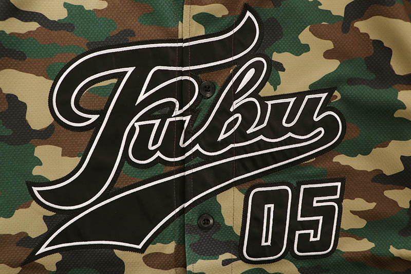 FUBU PATCH BASEBALL SHIRTS (FAM-61720:CAMOUFLAGE)