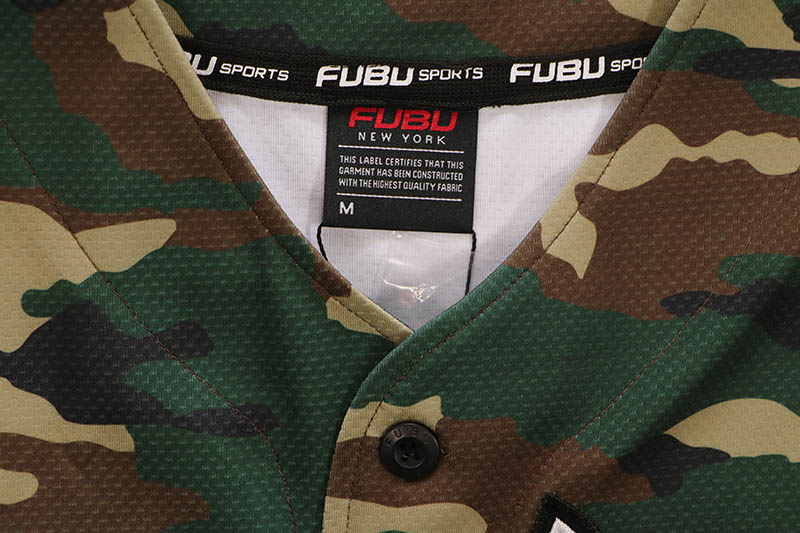 FUBU PATCH BASEBALL SHIRTS (FAM-61720:CAMOUFLAGE)