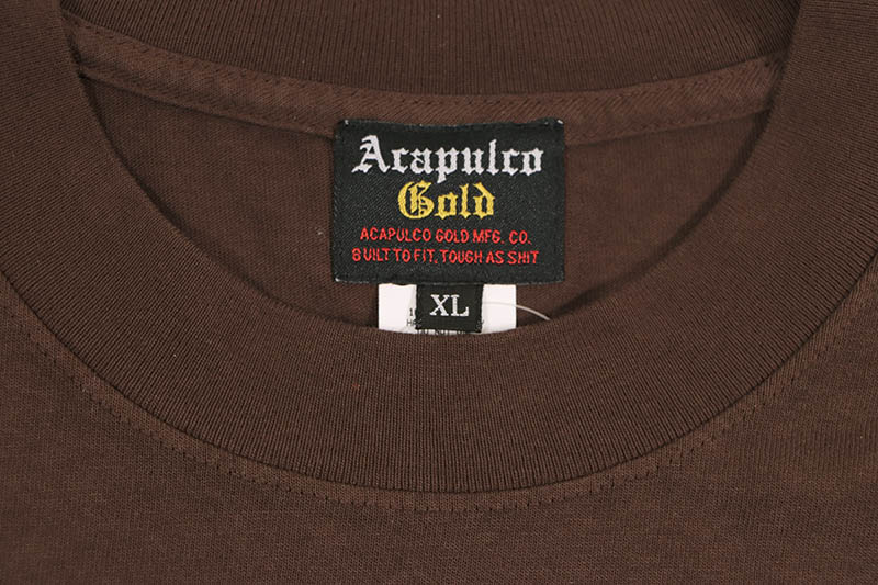 ACAPULCO GOLD UNLUCKY T-SHIRTS (BROWN) | Brand,A-F,ACAPULCO GOLD
