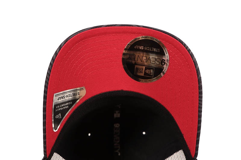 ウェットスーツ用キャップ XL黒/赤 NEW ERA UNITED STATES OLYMPIC TEAM WAVES 9SEVENTY STRETCH-SNAP