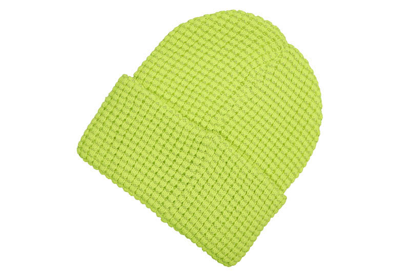 Carhartt KNIT REFLECTIVE PATCH BEANIE (105548-BLM:BRITE LIME)