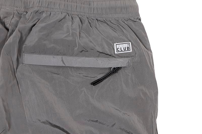 PRO CLUB COMFORT METALLIC NYLON CARGO PANT (SILVER) 15PC0506
