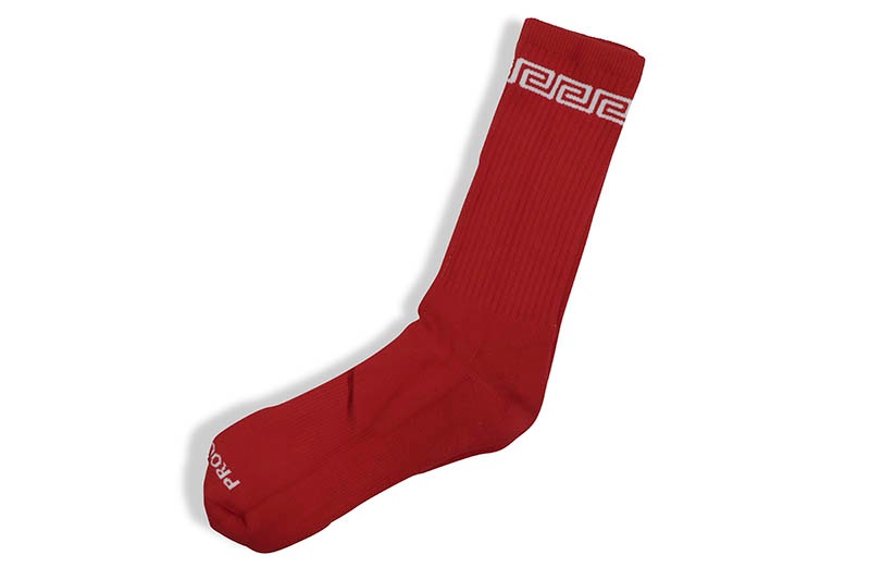 PRO CLUB PC LINK CREW SOCKS (RED/WHITE) 03PC0903