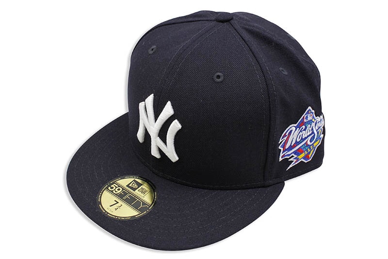 NEW ERA NEW YORK YANKEES 59FIFTY FITTED CAP (1998 WORLD SERIES SIDE PATCH/NAVY)