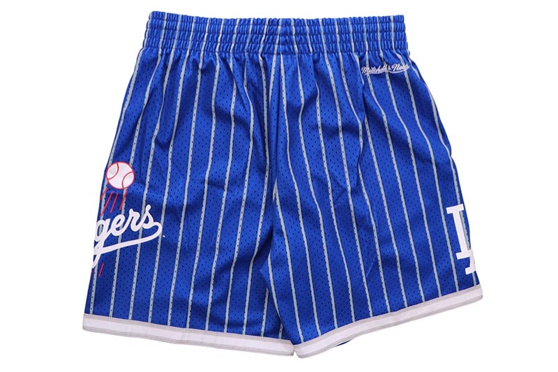 MITCHELL & NESS CITY COLLECTION MESH SHORTS (LOS ANGELES DODGERS:BLUE) PSHR5013-LADYY