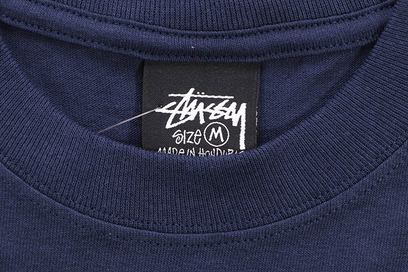 STUSSY STOCK DSM NEW YORK TEE (NAVY)